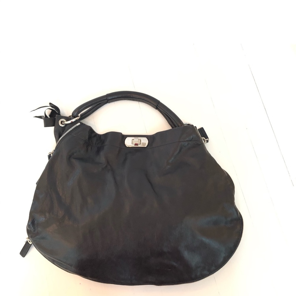 Marni black leather handbag